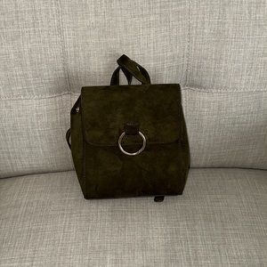 Green never used small backpack/ bag from forever 21
